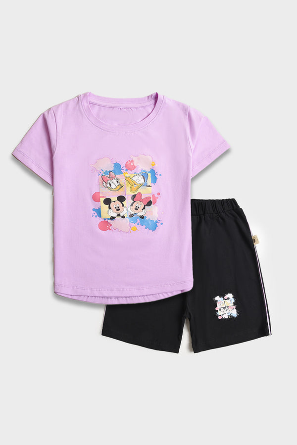 Imported Mickey Girl's Cotton Set (PW264)