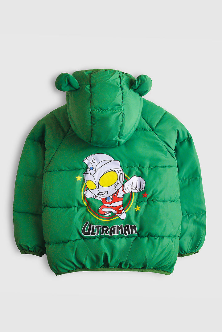 Imported Green Giggle Puffer Jacket (PW536)