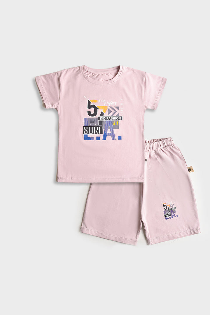 Imported Surf L.A Boy's Cotton Set (PW211)