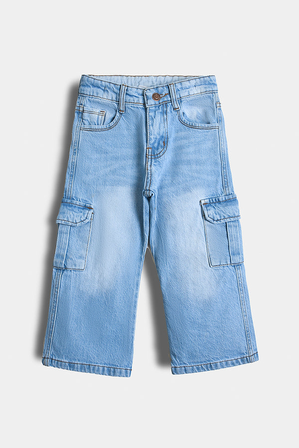 Premium Acid Wash Baggy Jeans (PW365)