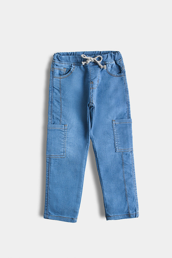 Super Soft Cargo Denim Pants (PW382)