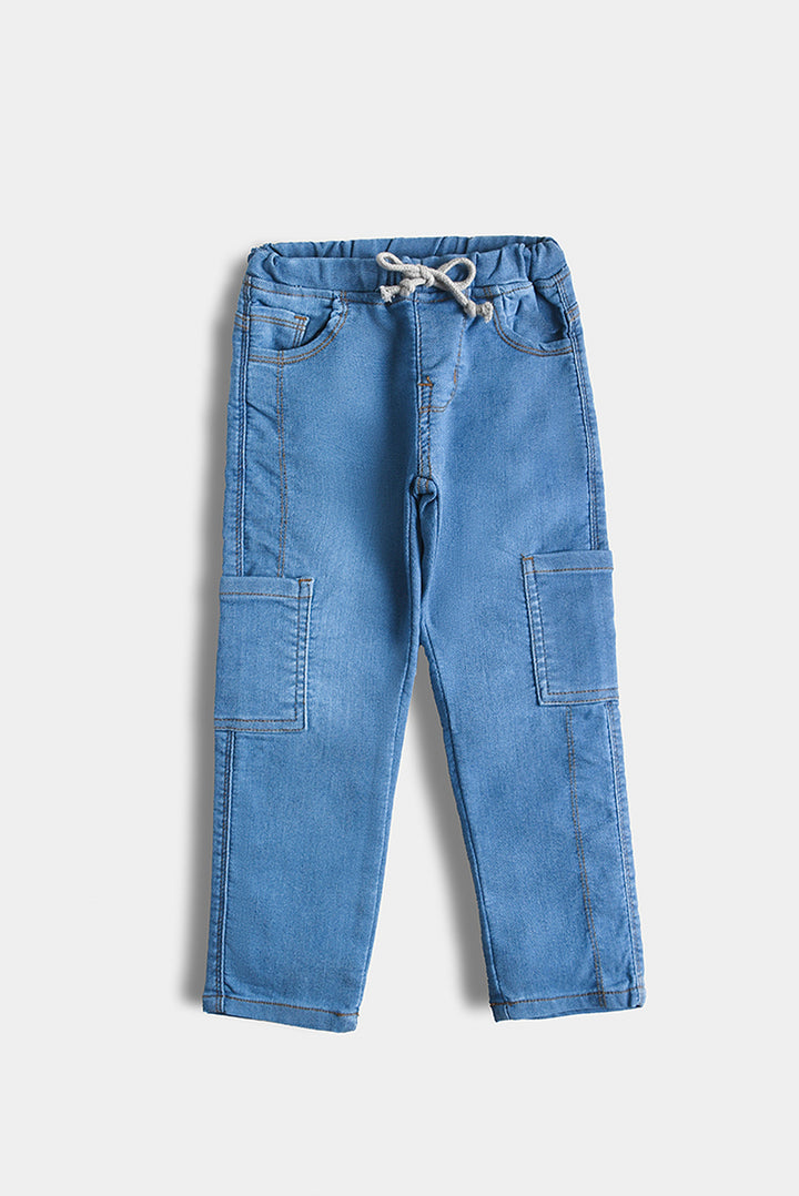 Super Soft Cargo Denim Pants (PW382)