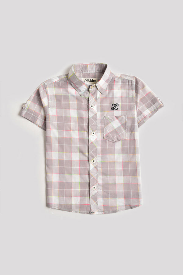 Boys Striped Casual Shirt (PW174)