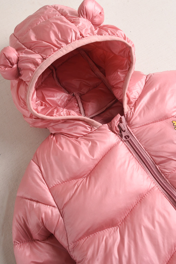 Imported Pink Cub Zip-Up Puffer Jacket (PW540)