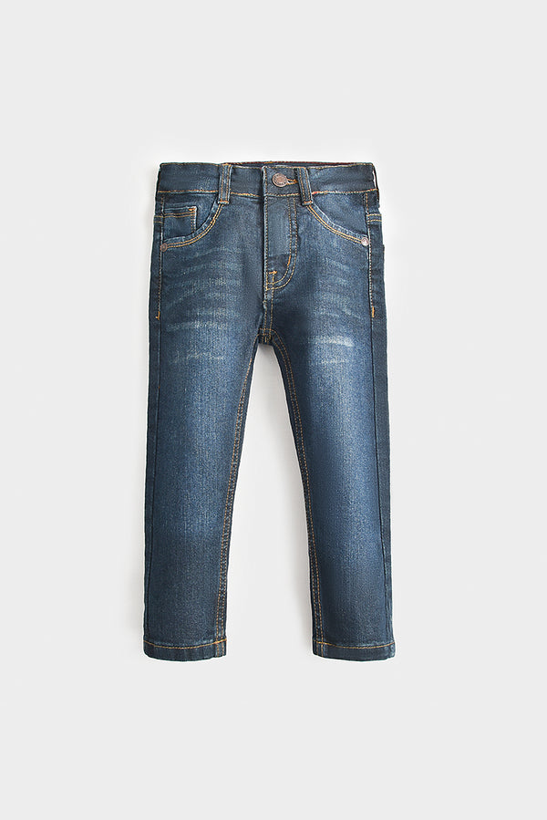 Boys' Green-Blue Denim Jeans