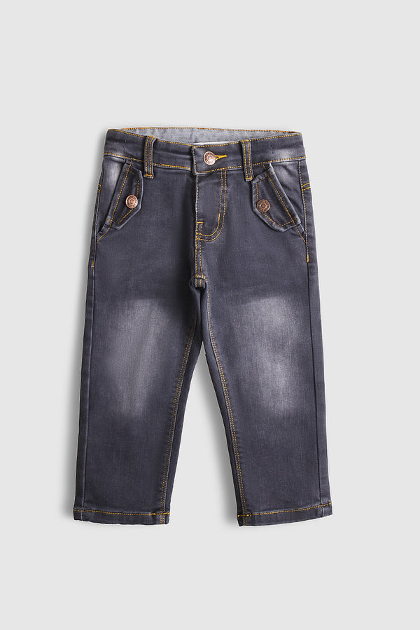 Pocket Pop Denim Pants (PW476)
