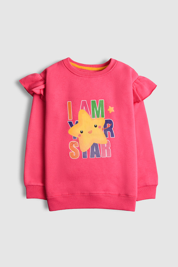 Imported Your Star Ruffle Sweatshirt (PW396)