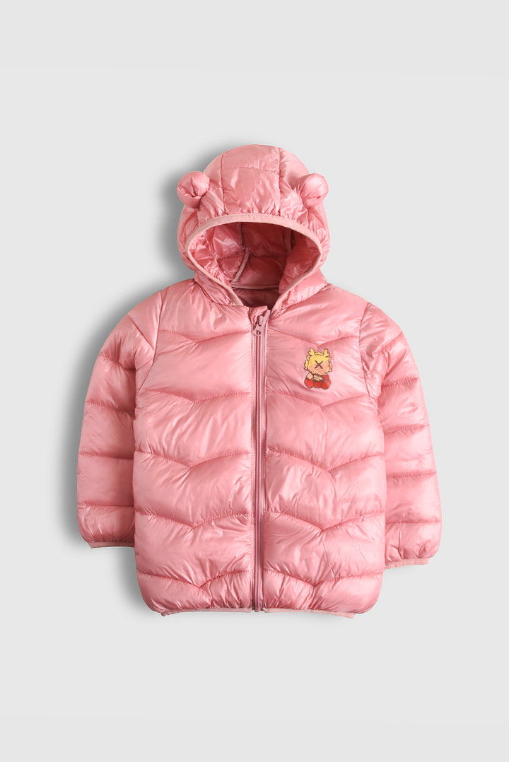 Imported Pink Cub Zip-Up Puffer Jacket (PW540)