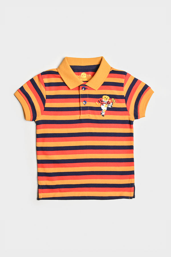 Striped Breeze Polo Shirt