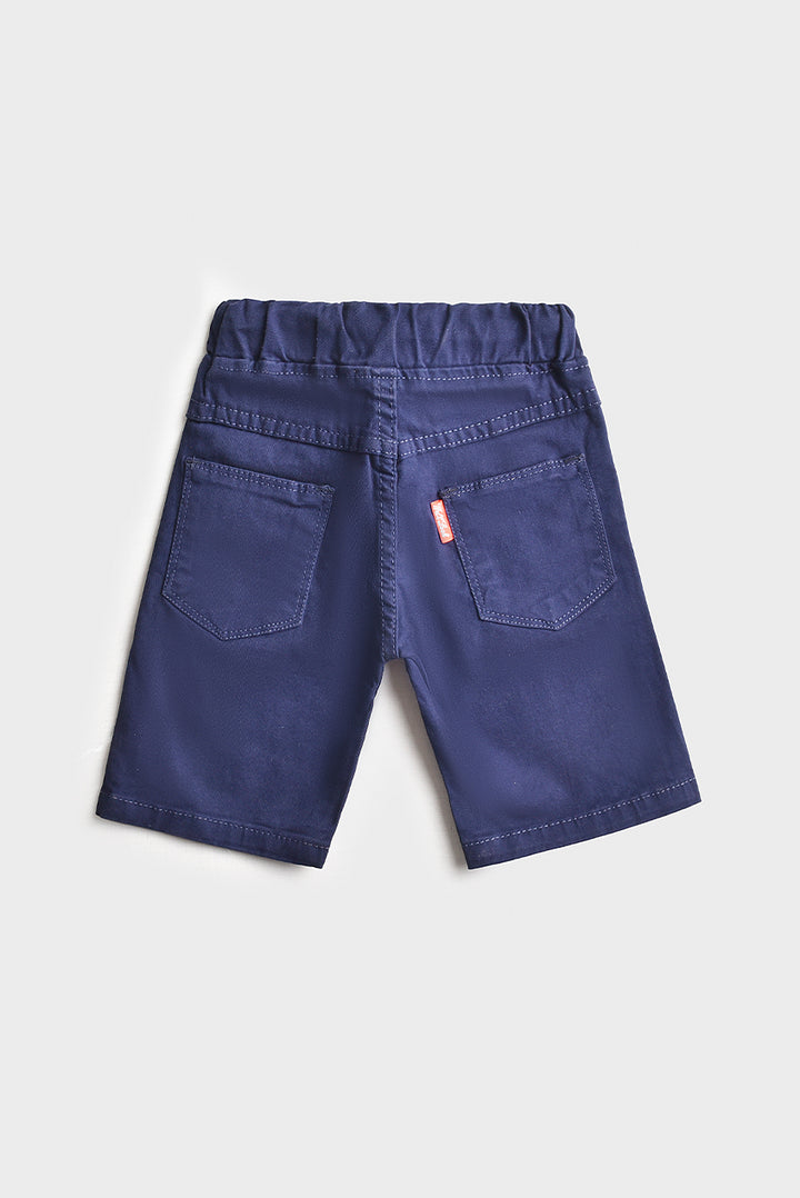 Navy Blue Cotton Shorts (PW-140)