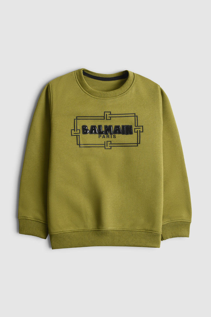 Imported Balmain Grid Sweatshirt (PW423)
