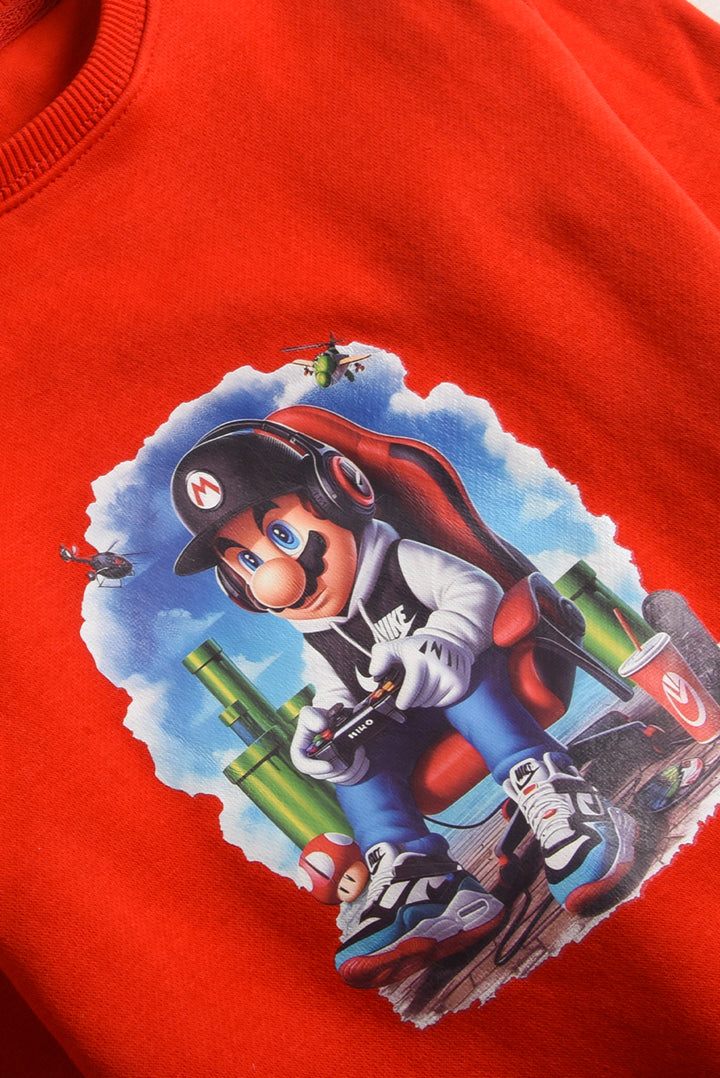 Imported Game On Graphic Sweatshirt (PW478)