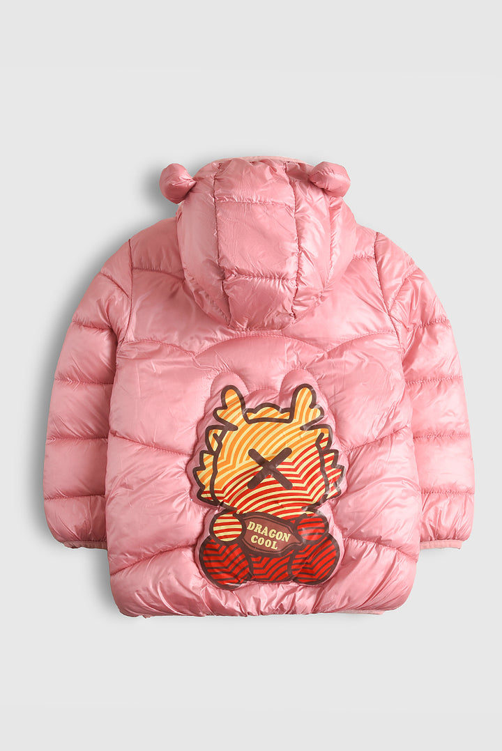 Imported Pink Cub Zip-Up Puffer Jacket (PW540)
