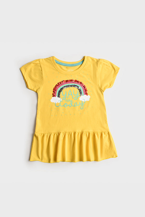 Rainbow Sequin T-shit
