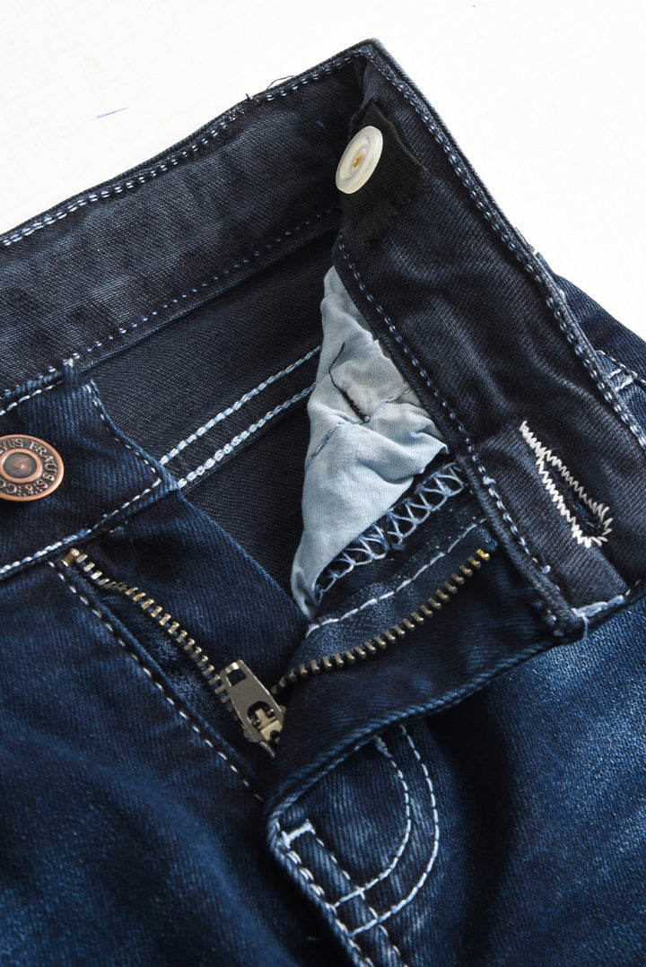 Dark Blue Denim Pants (PW384)
