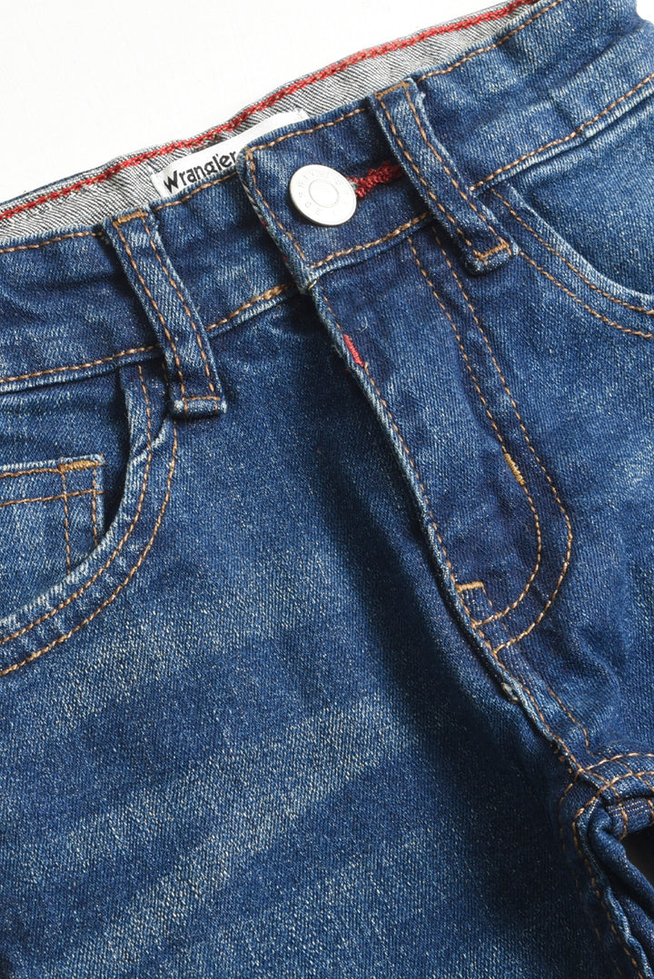Stretchable Dark Blue Jeans (PW260)