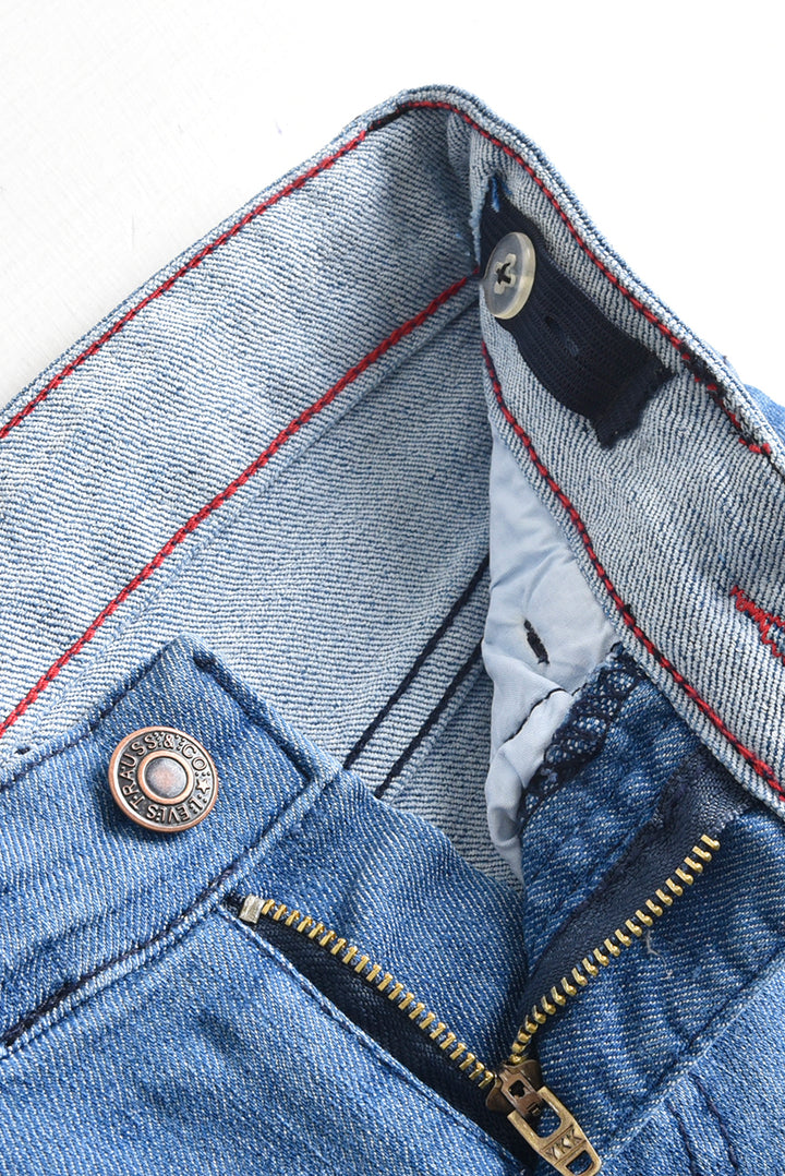 Stretchable Light Blue Denim Shorts (PW205)