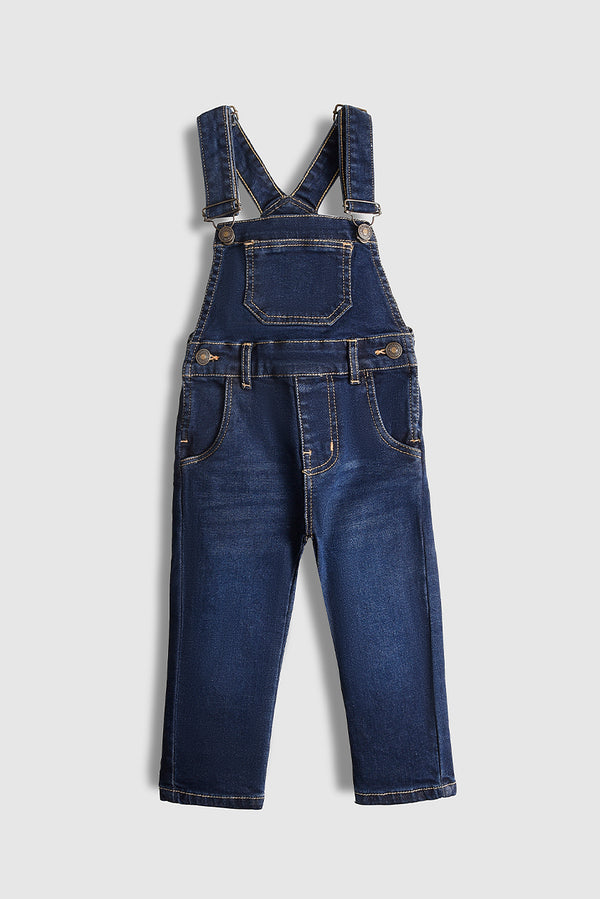 Dark Blue Denim Dungaree (PW552)