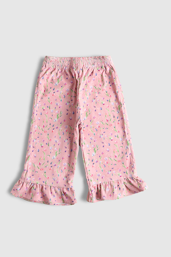 Pink Petals Corduroy Co-Ord (PW452)