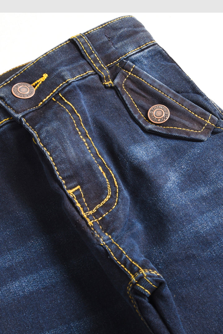 Pocket Pop Denim Pants (PW477)