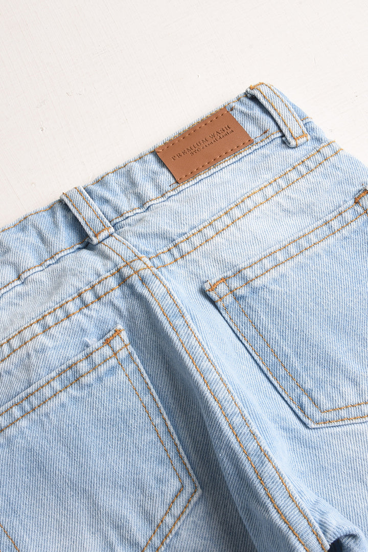 Starlight Sprinkle Wide-Leg Denim Pants (PW473)