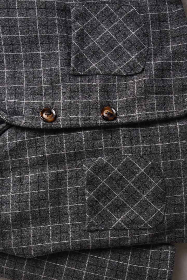 Imported Little Gent Plaid Suit Set ( 3 Pcs)