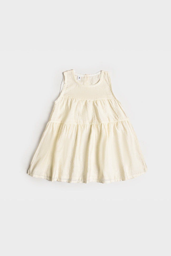 Imported Rose Crochet & Cotton Baby Dress (PW174)