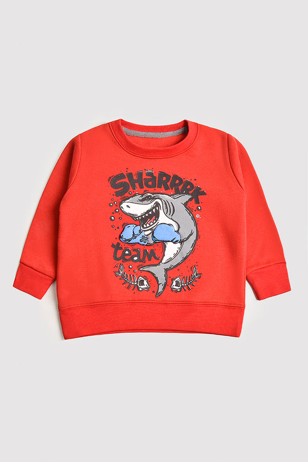 Boxing Shark Boys' Sweatshirt