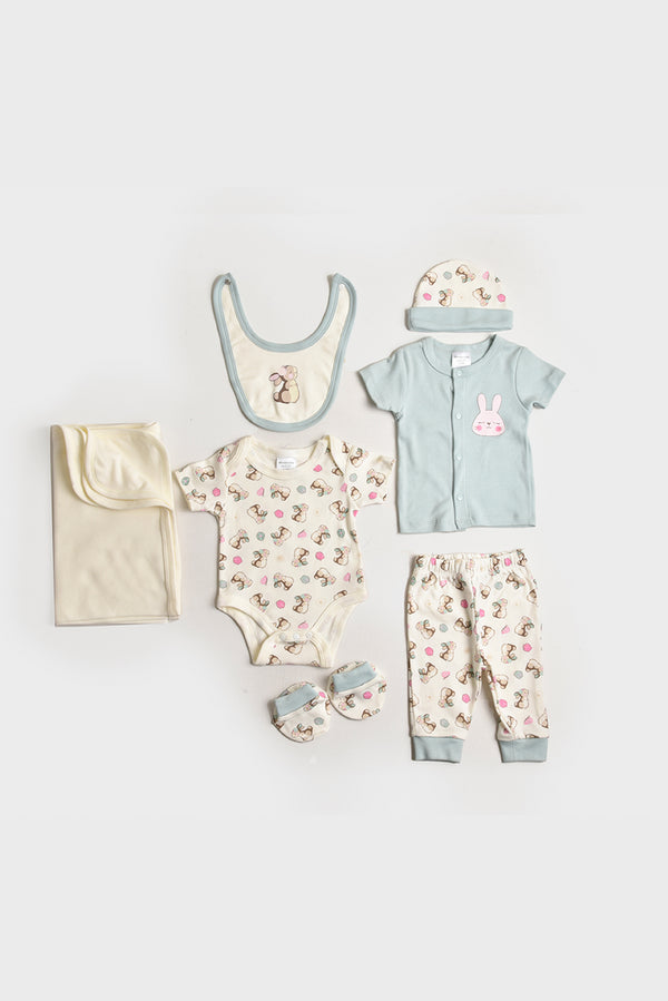 Imported Newborn Cotton Essentials Set (7-Piece) (PW112)