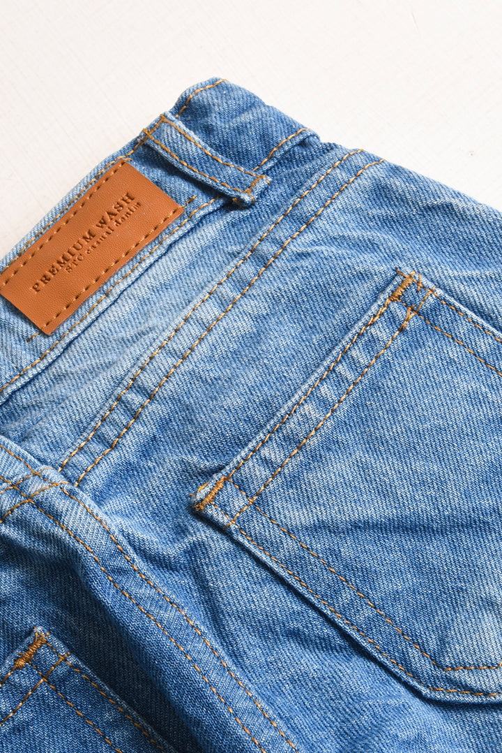 Starlight Sprinkle Wide-Leg Denim Pants (PW472)