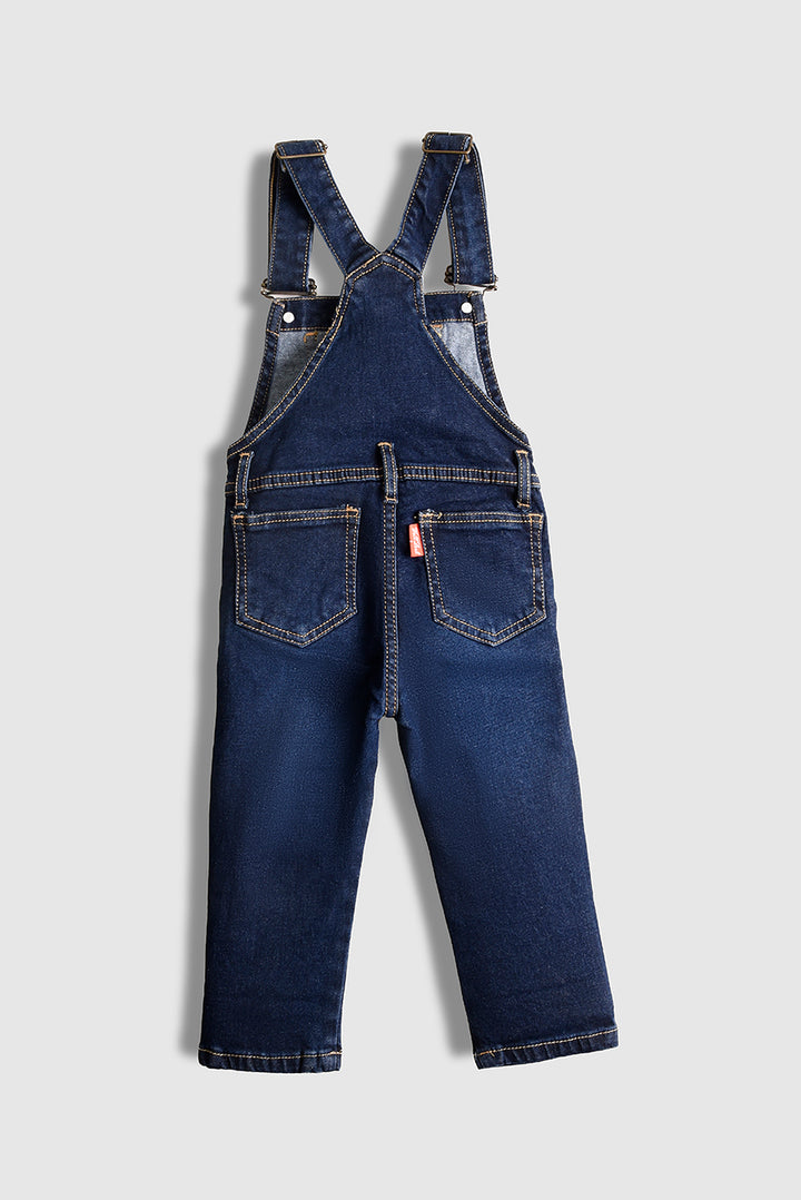 Dark Blue Denim Dungaree (PW552)