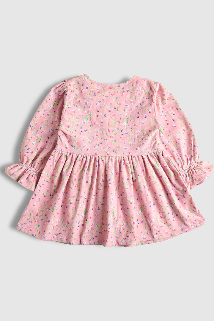 Pink Petals Corduroy Co-Ord (PW452)