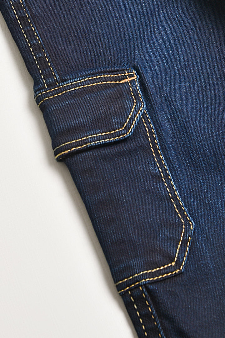 Dark Blue Denim with Six Pocket