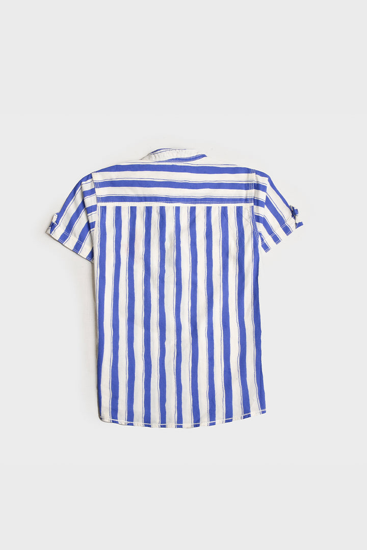 Boys Striped Cotton Shirt