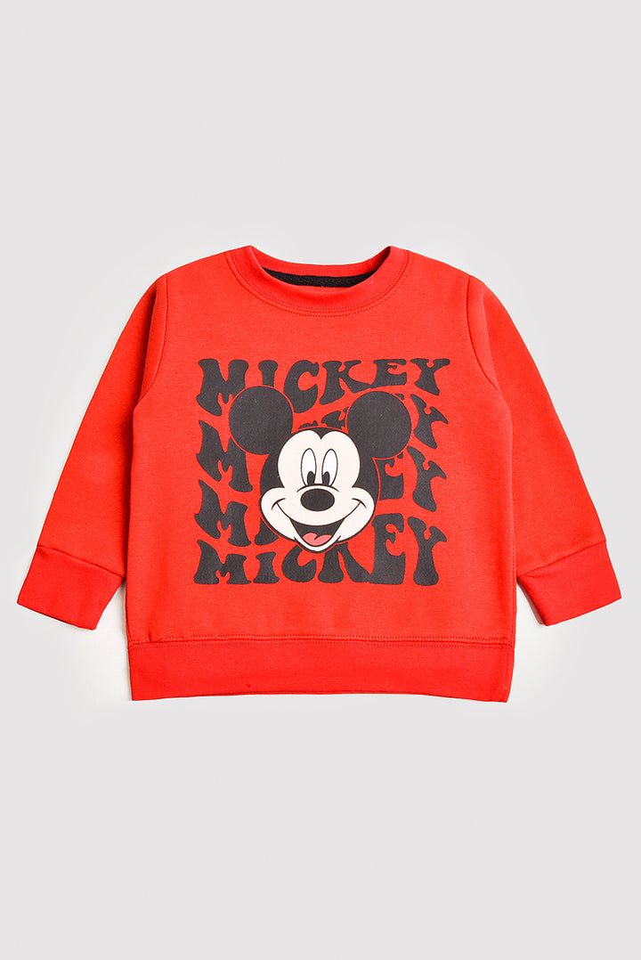 MICKEY Boys' Red Sweatshirt