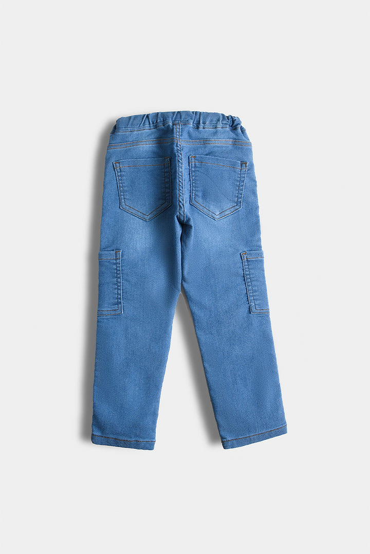 Super Soft Cargo Denim Pants (PW382)