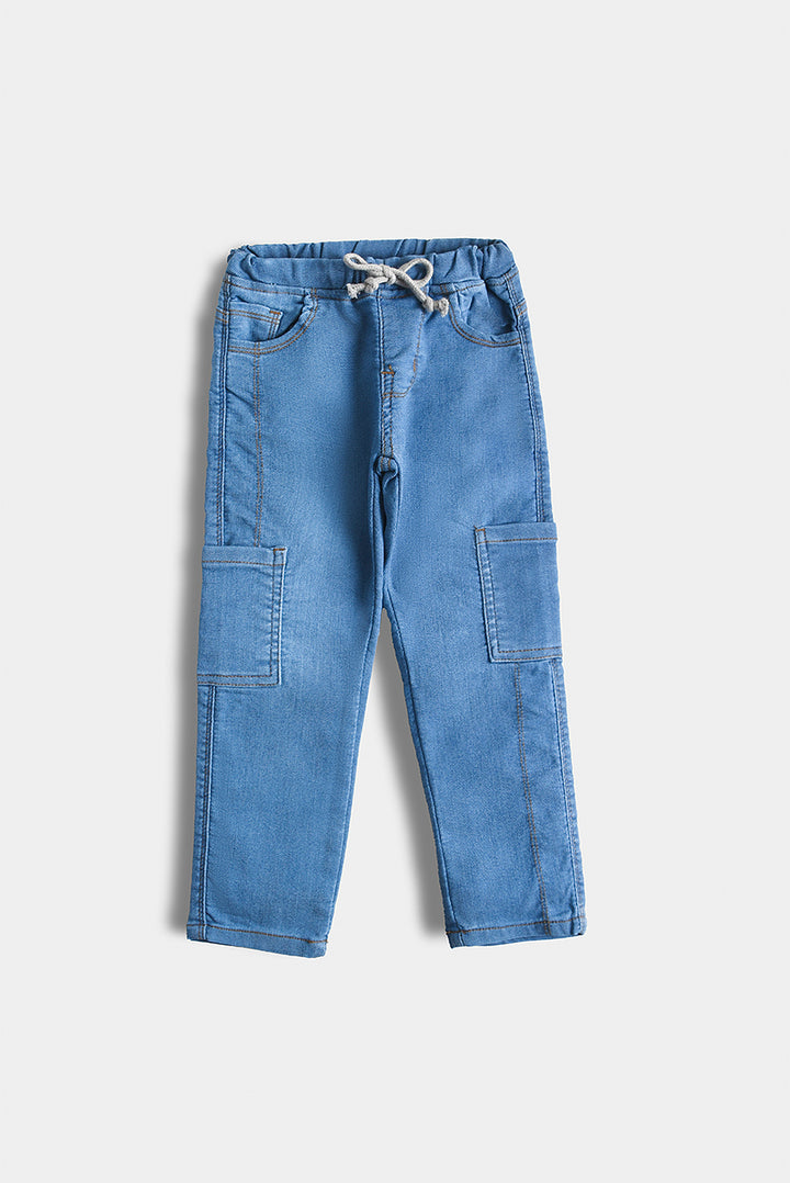 Super Soft Cargo Denim Pants (PW382)