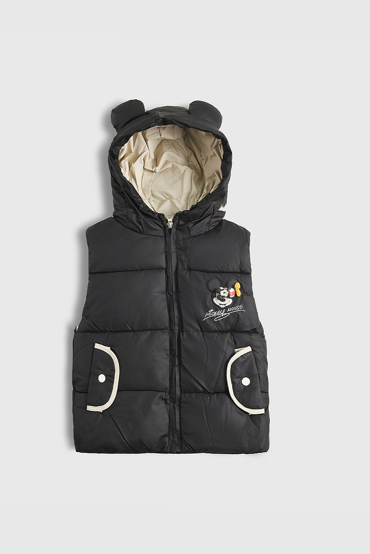 Imported Mickey Mouse Sleeveless Puffer Jacket(PW696)