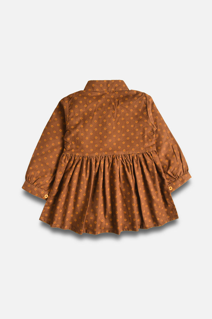 Floral Embroidered Corduroy Dress (PW373)