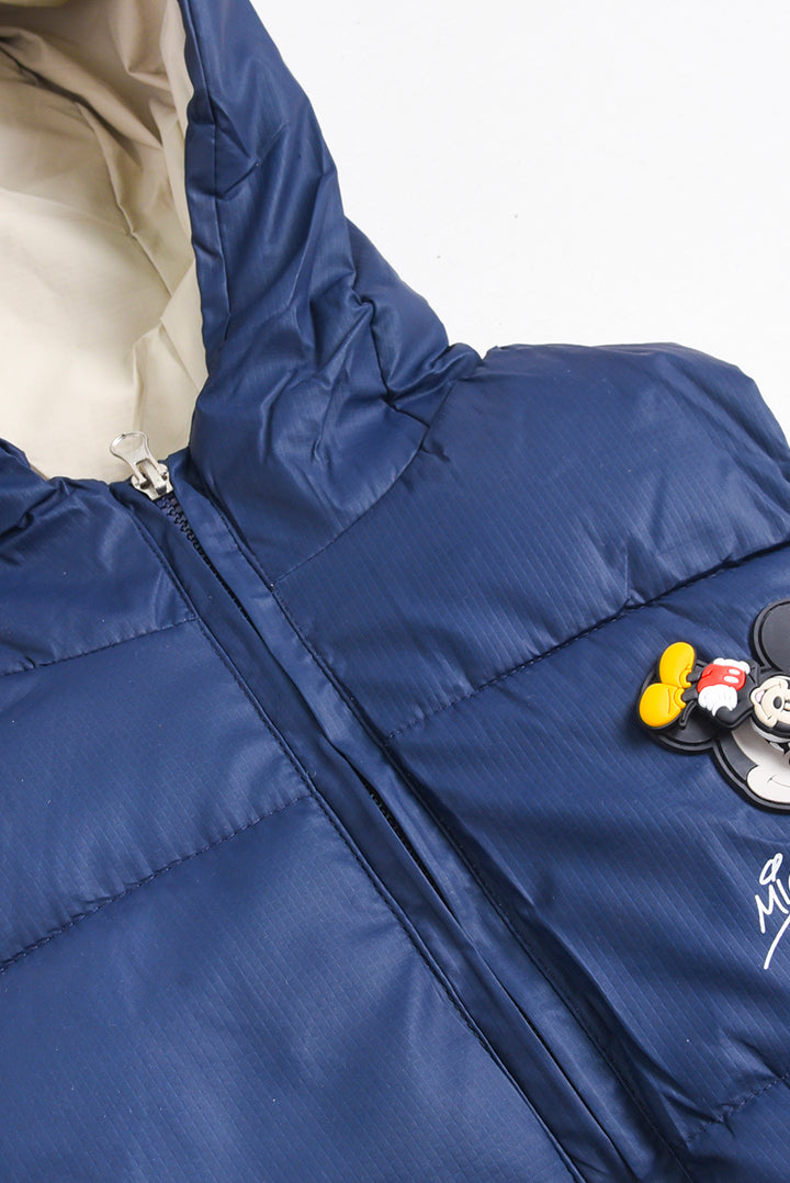 Imported Mickey Mouse Sleeveless Puffer Jacket (PW698)